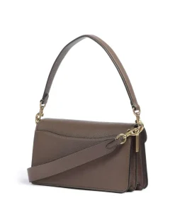 Tabby 26 Schultertasche genarbtes Leder braun