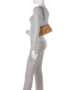 Tabby 20 Schultertasche Nappaleder braun