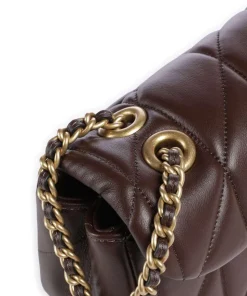 Tabby 20 Schultertasche Nappaleder dunkelbraun