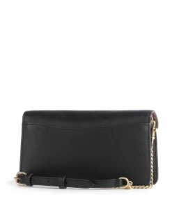 Tabby Chain Umhängetasche genarbtes Leder schwarz