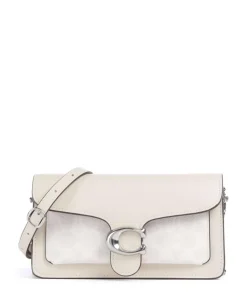 Tabby Chain Umhängetasche fein genarbtes Rindsleder, Canvas creme