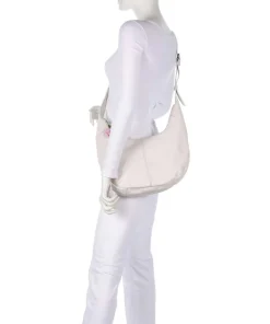 Take A Smile Beuteltasche Schafsleder creme