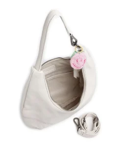 Take A Smile Beuteltasche Schafsleder elfenbein