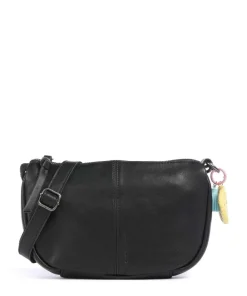 Take A Smile Umhängetasche Schafsleder schwarz