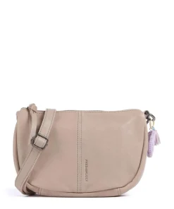 Take A Smile Umhängetasche Schafsleder beige