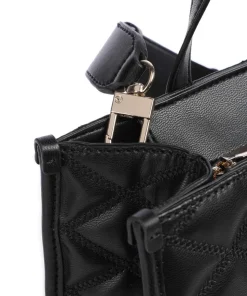 Tamsin Handtasche Lederimitat schwarz