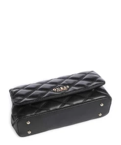 Tamsin Schultertasche Lederimitat schwarz