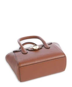 Tanner Small Umhängetasche genarbtes Rindsleder braun