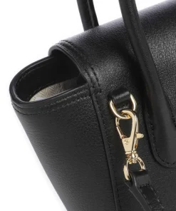 Tanner Small Umhängetasche genarbtes Rindsleder schwarz