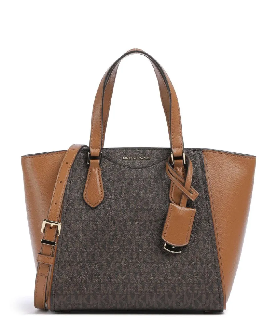 Taryn Handtasche Lederimitat braun