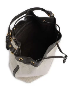 Tashah Bucket bag Baumwolle beige/braun