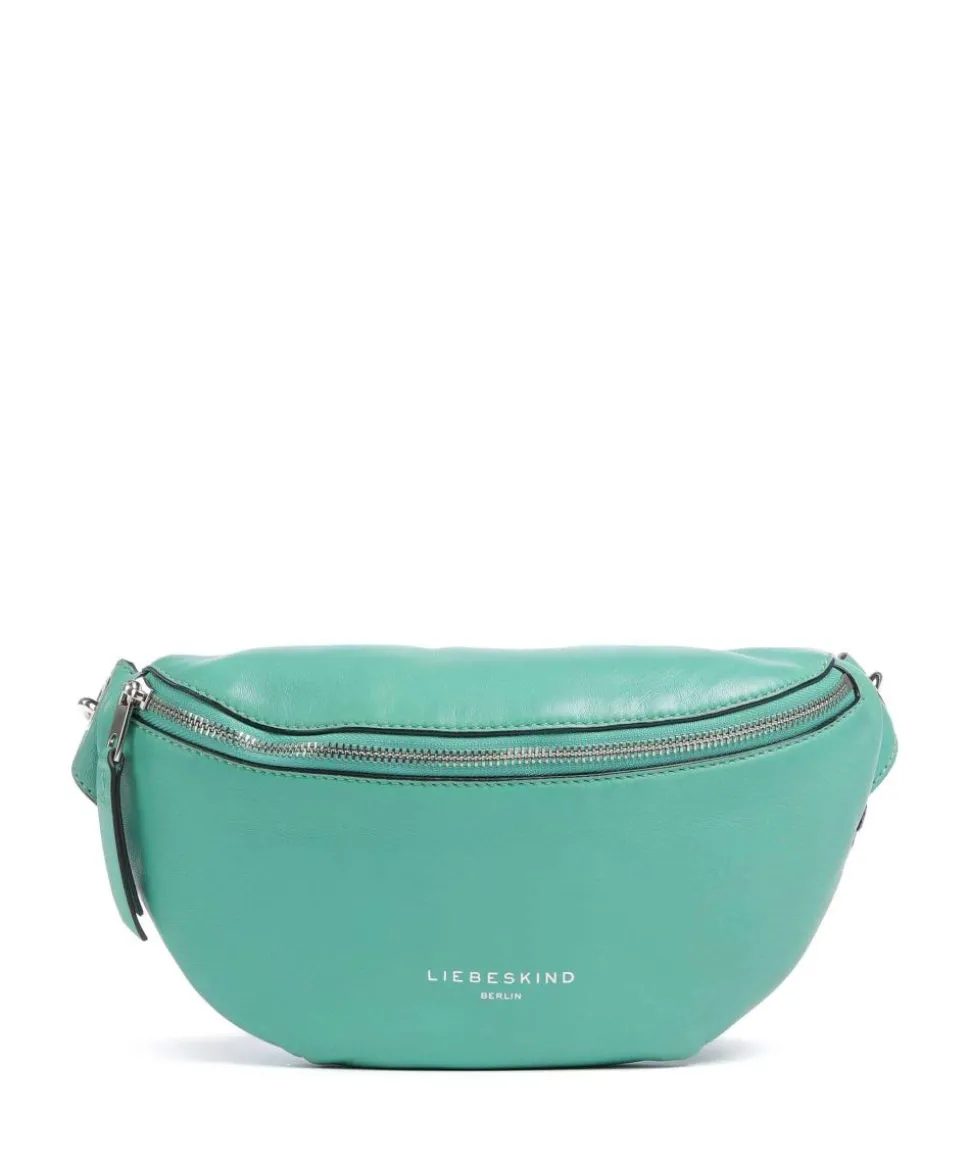 Tavia Sheep Natural Gürteltasche genarbtes Leder grün