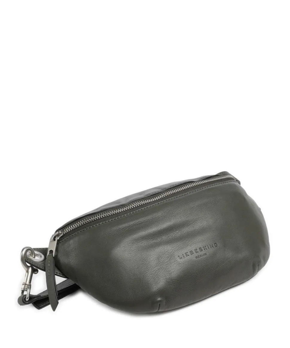 Tavia Sheep Natural Gürteltasche Schafsleder dunkelgrün