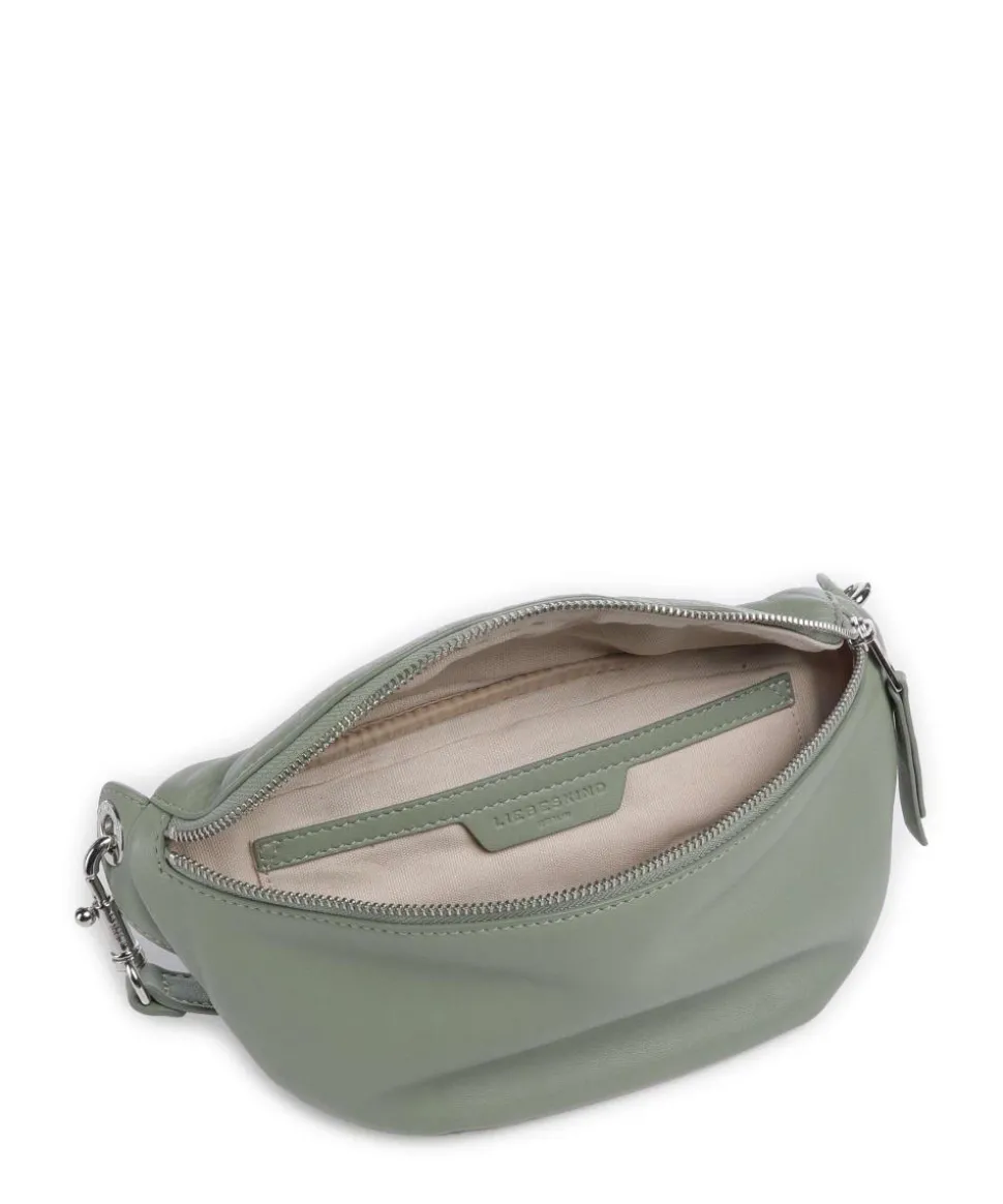 Tavia Sheep Natural Gürteltasche Schafsleder graugrün