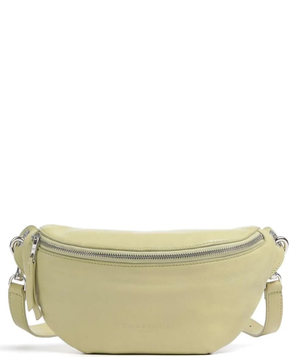 Tavia Sheep Natural Gürteltasche genarbtes Rindsleder gelbgrün