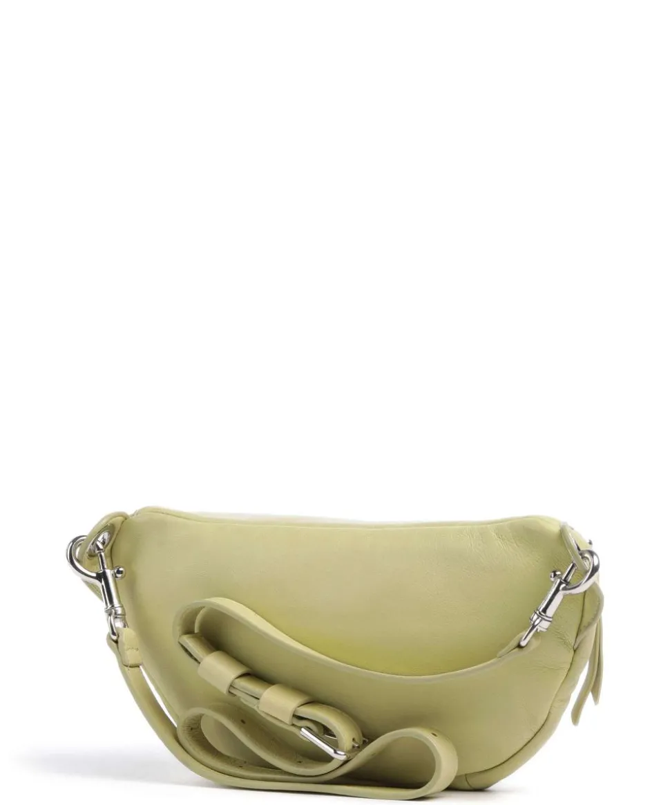 Tavia Sheep Natural Gürteltasche genarbtes Rindsleder gelbgrün