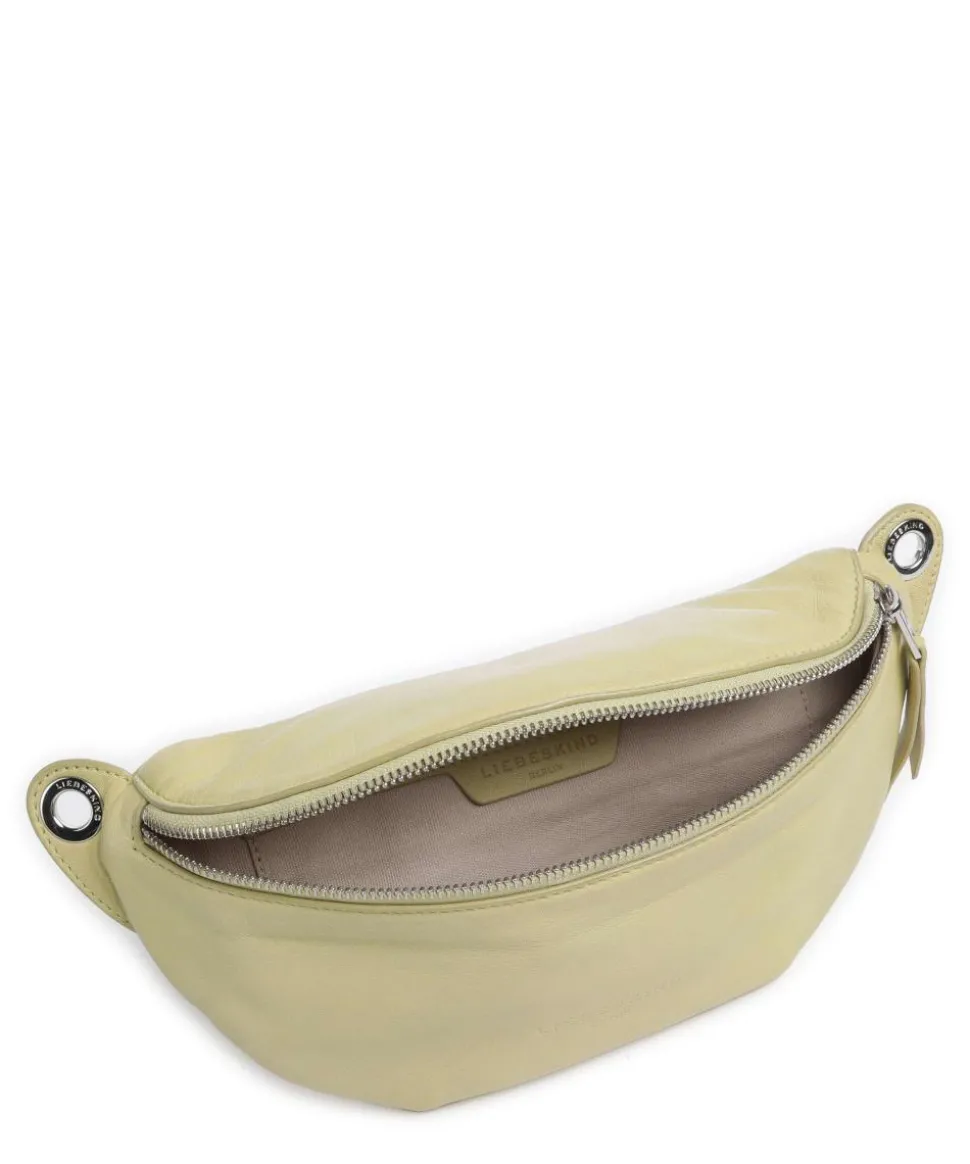 Tavia Sheep Natural Gürteltasche genarbtes Rindsleder gelbgrün