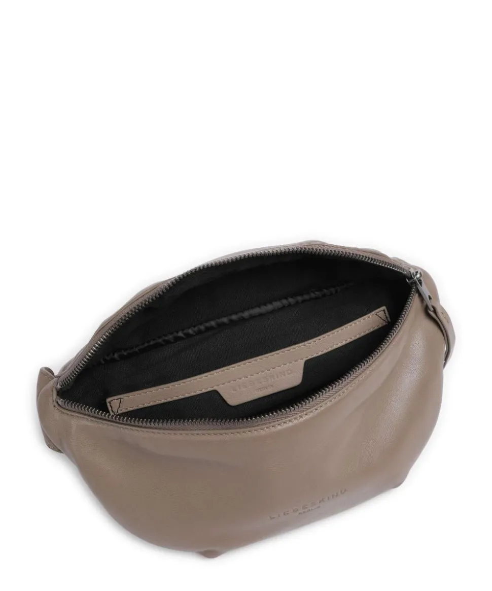 Tavia Sheep Natural M Gürteltasche Schafsleder taupe