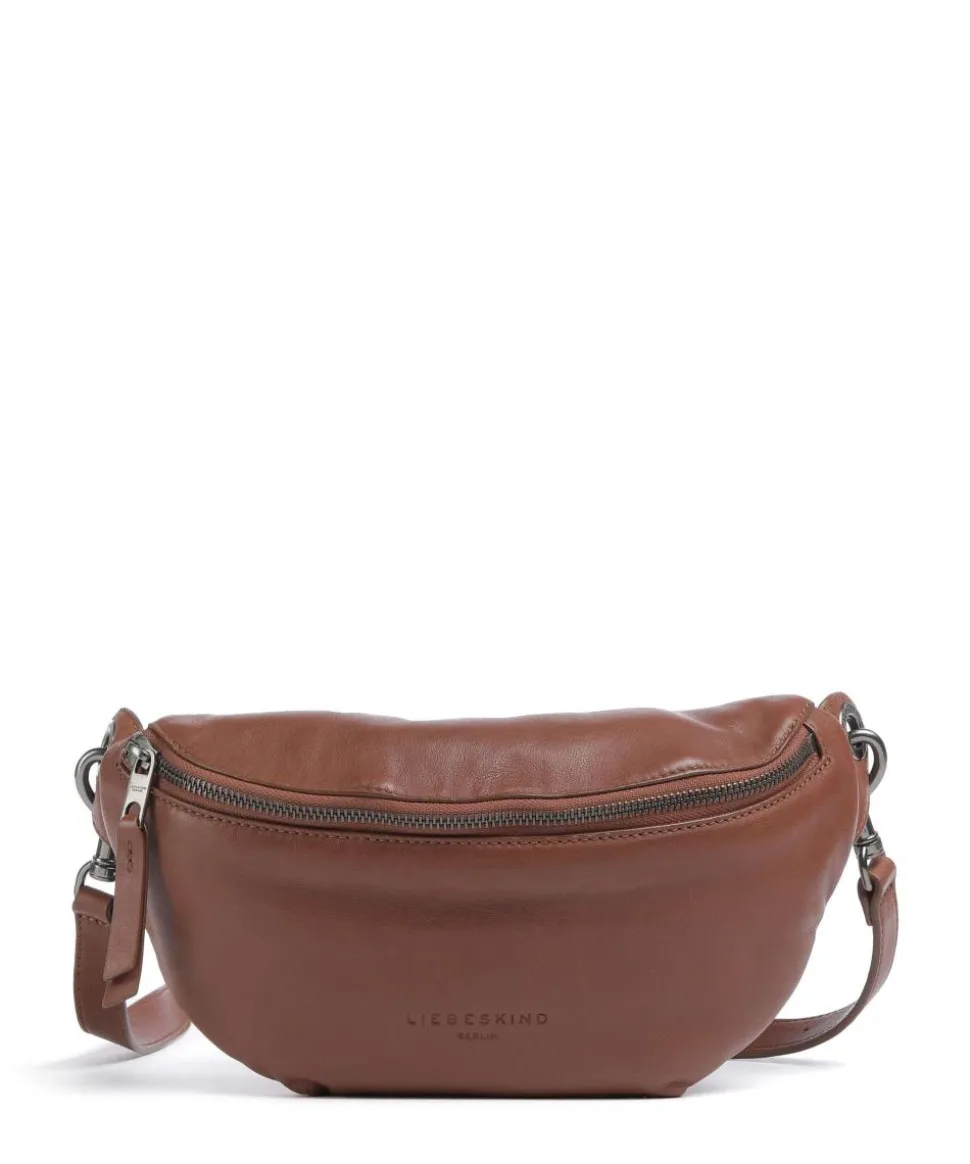 Tavia Sheep Natural M Gürteltasche Schafsleder dunkelbraun