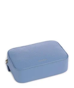 Tebe Umhängetasche genarbtes Leder blau