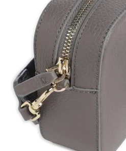 Tebe Umhängetasche genarbtes Leder grau