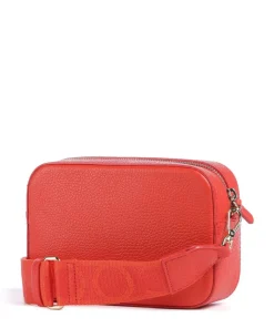 Tebe Umhängetasche genarbtes Leder orange