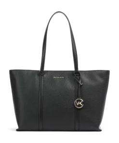 Temple Shopper genarbtes Rindsleder schwarz