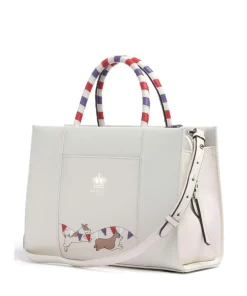 The Coronation Handtasche fein genarbtes Leder elfenbein