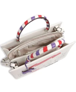 The Coronation Handtasche fein genarbtes Leder elfenbein