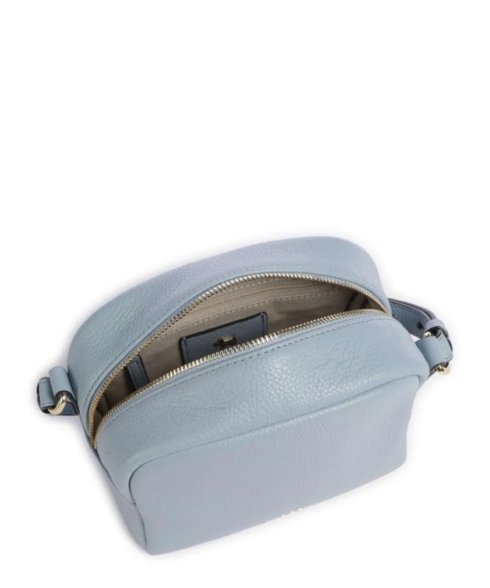 The Daily Umhängetasche genarbtes Rindsleder hellblau