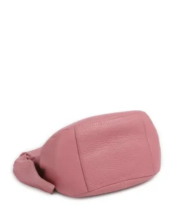 The Grove Schultertasche genarbtes Rindsleder pink