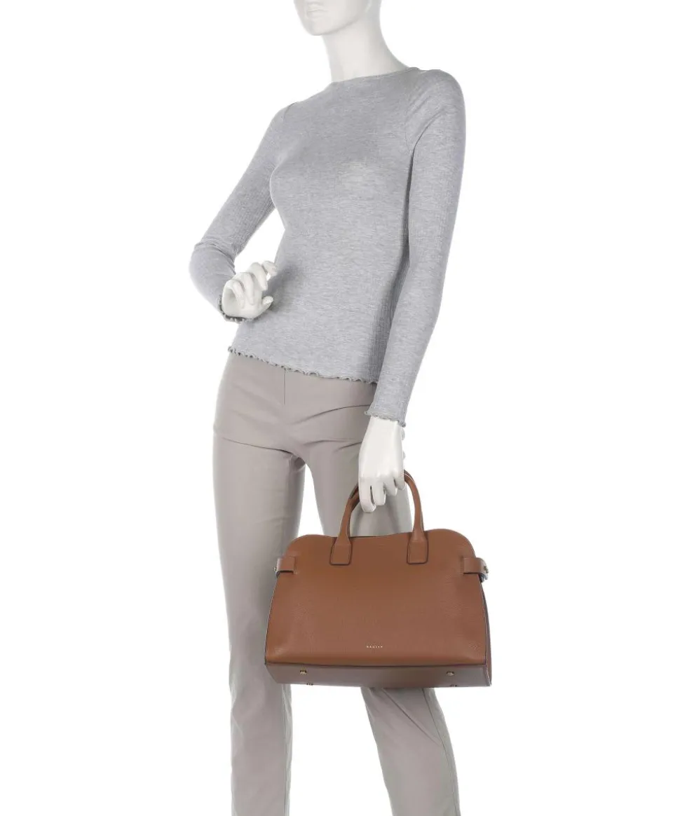 The Rathbone Handtasche genarbtes Rindsleder braun