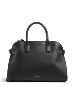 The Rathbone Handtasche genarbtes Rindsleder schwarz