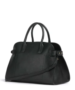 The Rathbone Handtasche genarbtes Rindsleder schwarz
