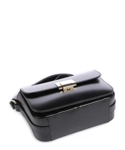 Thora S Umhängetasche Kalbsleder schwarz