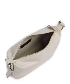 Tonie M Beuteltasche fein genarbtes Leder hellgrau