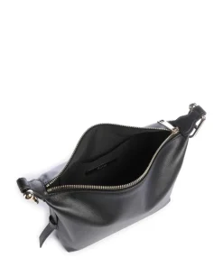 Tonie Mini Handtasche fein genarbtes Leder schwarz