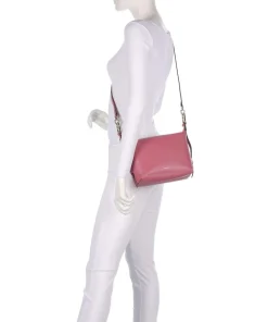 Tonie Mini Handtasche fein genarbtes Leder pink