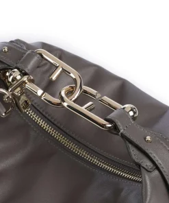 Tonie Mini Handtasche fein genarbtes Leder dunkelgrau