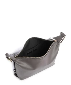 Tonie Mini Handtasche fein genarbtes Leder dunkelgrau