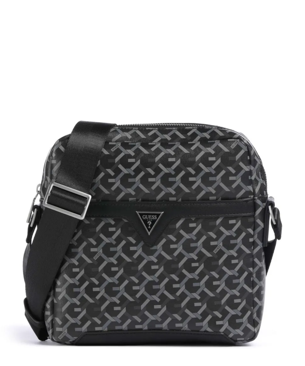 Torino Umhängetasche Lederimitat schwarz