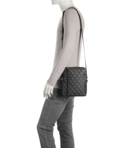 Torino Umhängetasche Lederimitat schwarz