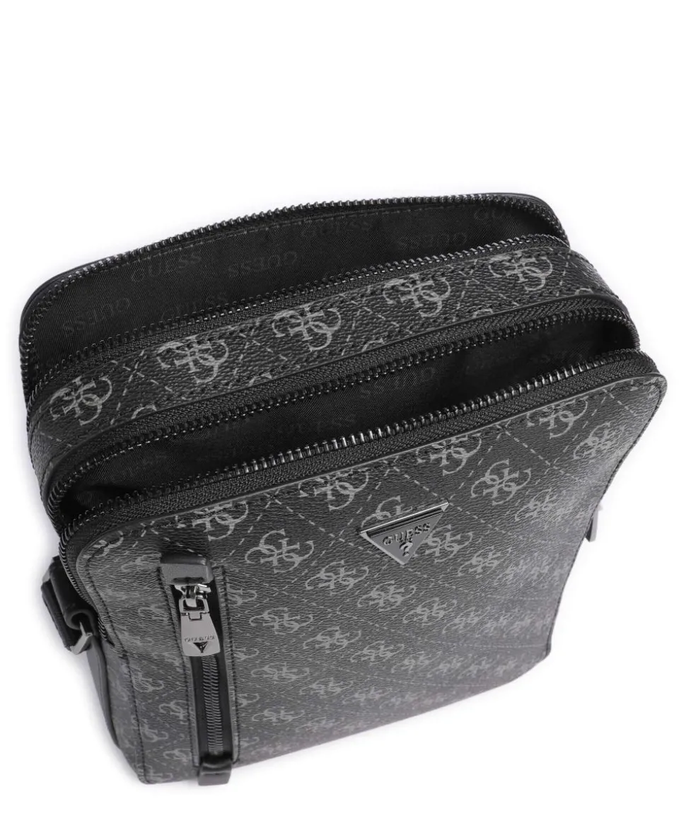 Torino Umhängetasche Lederimitat schwarz