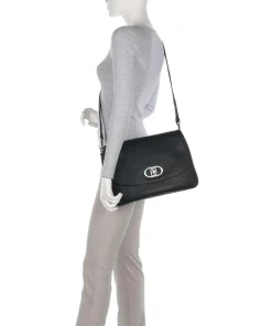 Tormalina Schultertasche Lederimitat schwarz