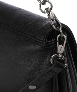 Tormalina Schultertasche Lederimitat schwarz