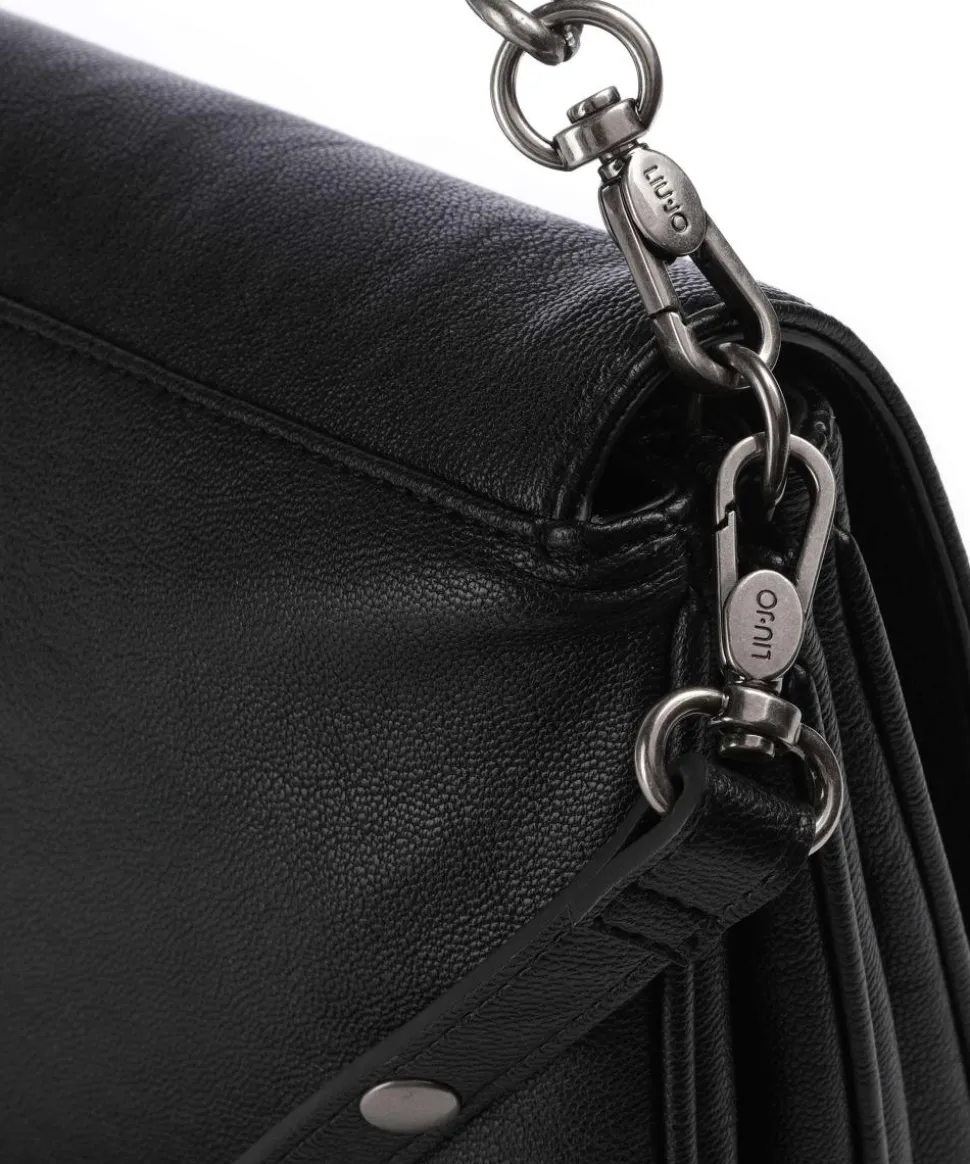 Tormalina Schultertasche Lederimitat schwarz