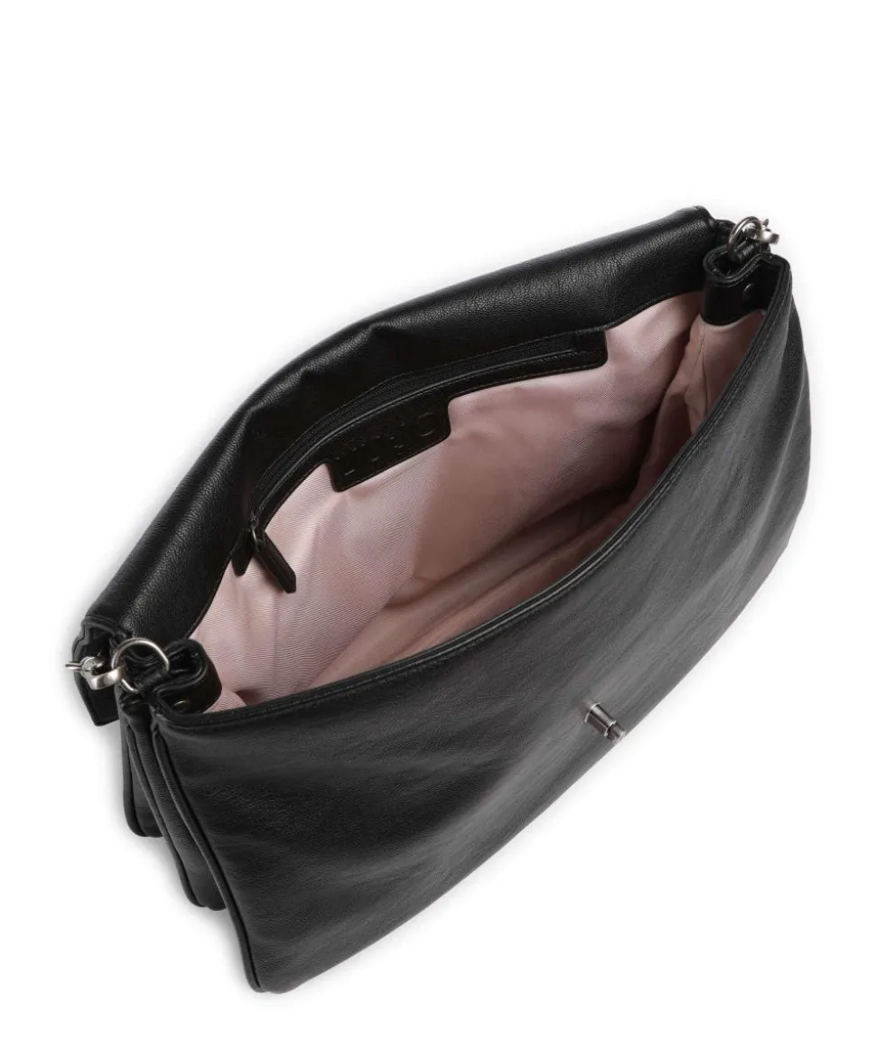 Tormalina Schultertasche Lederimitat schwarz