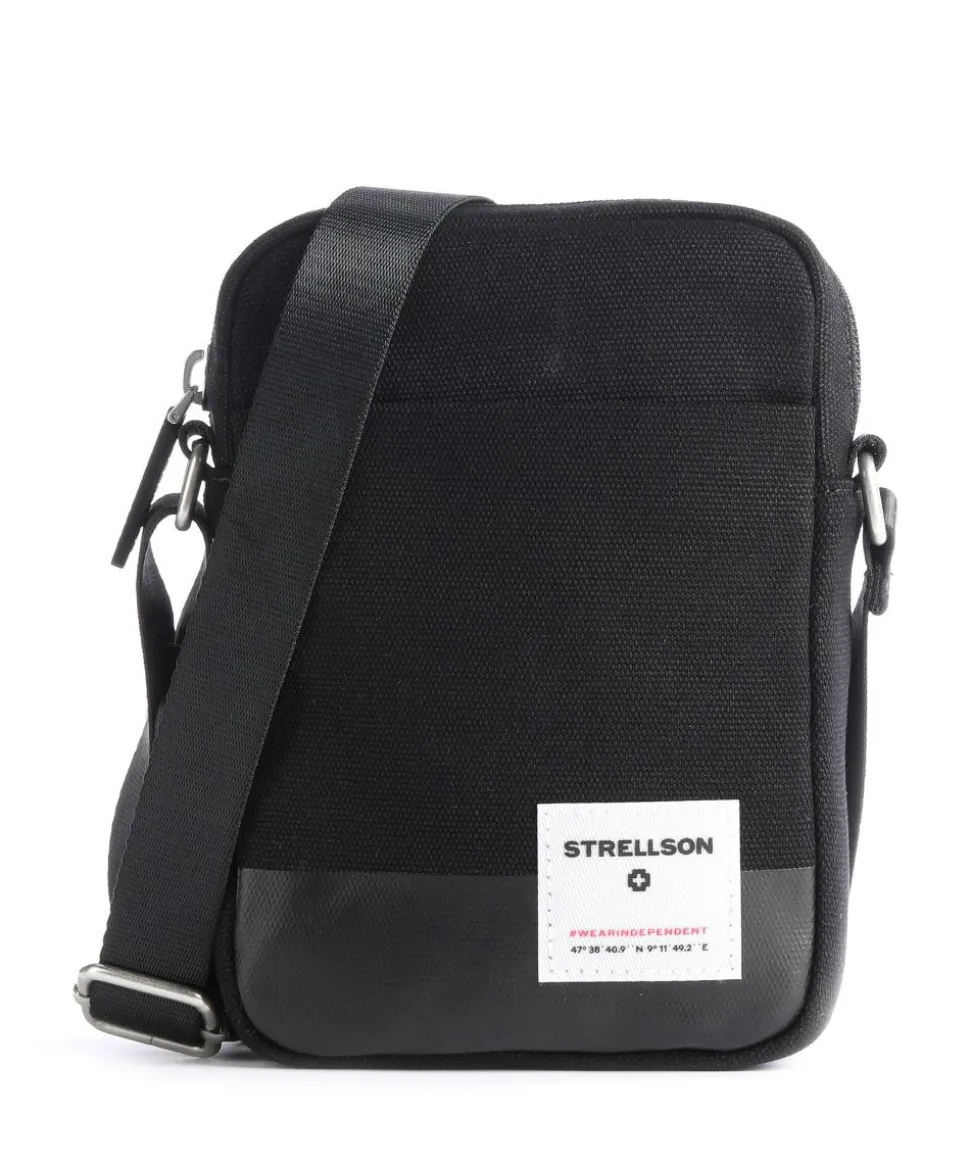 Tottenham Clint Umhängetasche Baumwolle schwarz