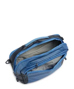 Transporter Umhängetasche recyceltes Nylon blau