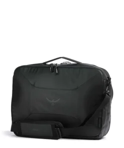 Transporter Umhängetasche recyceltes Nylon schwarz